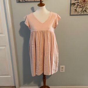 Jillian Harris Emma Knudsen linen babydoll dress